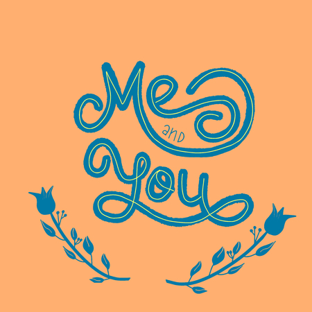 Design element for poster, greeting card, banner. Vector illustrationのイラスト素材