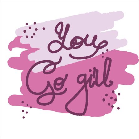 Hand drawn type lettering phrases のイラスト素材