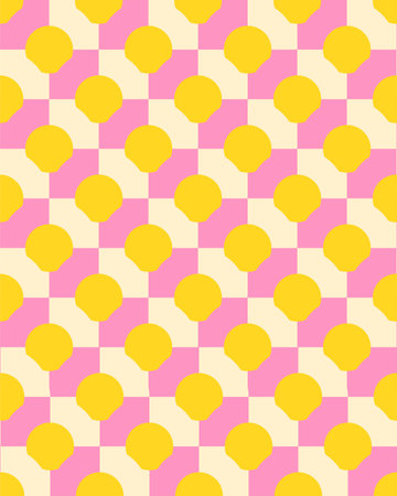 Geometric shapes abstract colorful seamless pattern