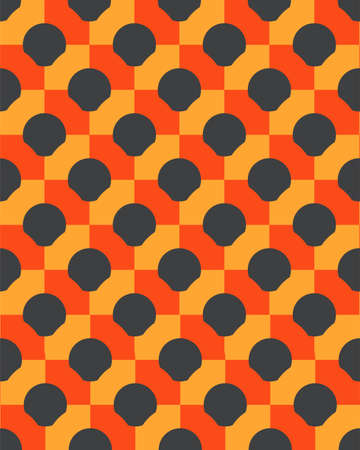 Geometric shapes abstract colorful seamless patternのイラスト素材
