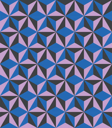 Geometric shapes abstract colorful seamless patternのイラスト素材