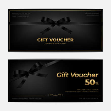 Black Friday Sales gift voucher or banner backgroundのイラスト素材