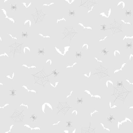 Halloween seamless pattern background illustration hand drawing styleのイラスト素材
