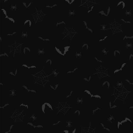 Halloween seamless pattern background illustration hand drawing styleのイラスト素材