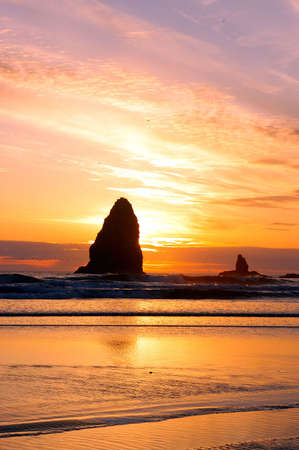 Sunset in Oregonの写真素材