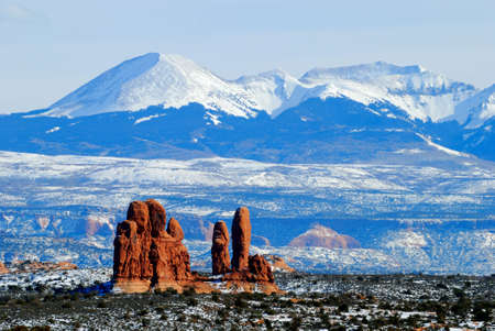 Landscape Pictures at Arches National Park in Utahの写真素材