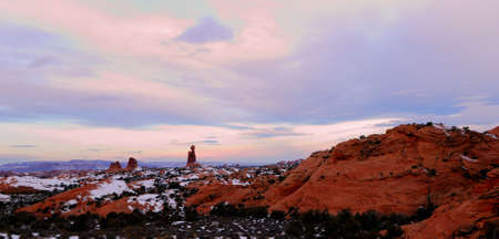 Landscape Pictures at Arches National Park in Utahの写真素材