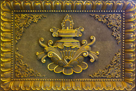 Art on the temple wall at Singporeのeditorial素材