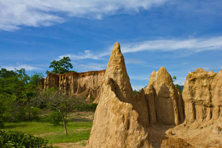 soil textures of saodin in Nan province, Thailand の写真素材