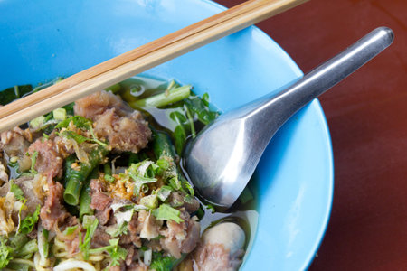 Thai noodles soup 
