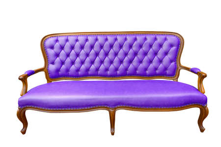 luxury sofa isolated on the white backgroundの写真素材