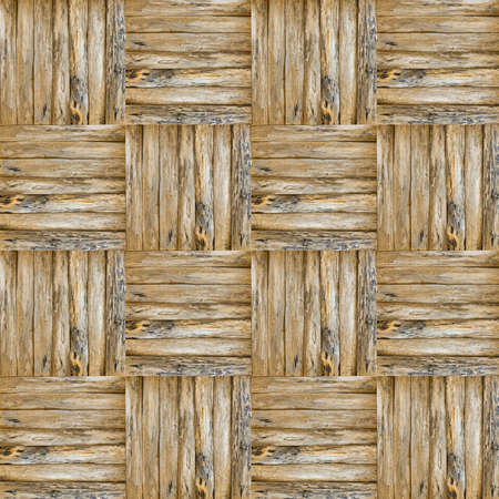 wooden weave texture for backgroundの写真素材