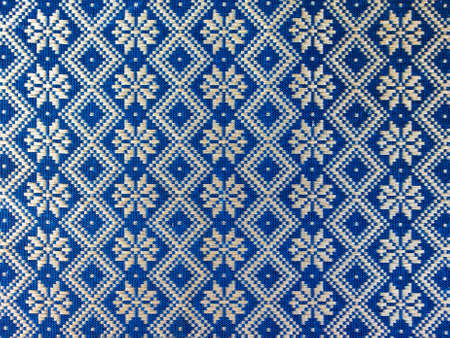 Thai pattern style on the wrapper in Thailandの写真素材