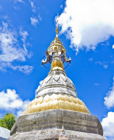 the pagoda in Phrae province of Thailandの写真素材