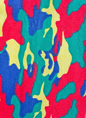 colorful and texture of the cloth, close up shotの写真素材