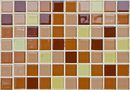 pattern style of ceramic wall for backgroundの写真素材