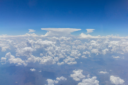 cloudy and blue sky for background