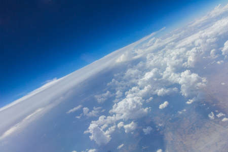 cloudy and blue sky for backgroundの写真素材