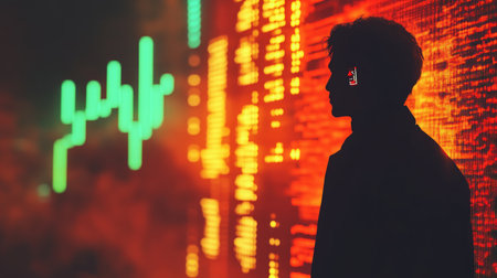 Two digital stock exchanges competing in parallel, one in New York, the other in Shanghai, --chaos 30 --ar 16:9 --v 6.1 Job ID: 7597e5c4-98ae-4868-b8fa-6851d7429ed1の素材