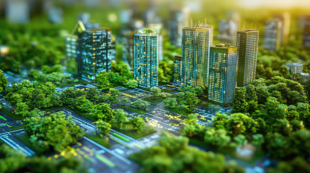 Illustration of carbon market trading platforms with digital tokens and environmental graphs, --chaos 30 --ar 16:9 --v 6.1 Job ID: 0ef62768-5861-4d39-b01c-02b6340f8062の素材