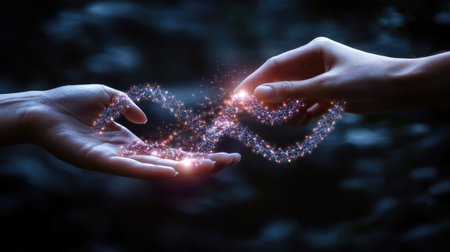 Digital handshake with biometric verification sealing global trade in real time, --chaos 30 --ar 16:9 --v 6.1 Job ID: c5d4b760-82fc-469c-9183-91058c3740abの素材