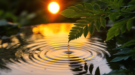 gentle ripples in a pond under soft moonlight, symbolizing the calming of anxious thoughts --chaos 30 --ar 16:9 --v 6.1 Job ID: a600d506-e50f-4362-b32c-269764acb6bbの素材