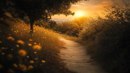 gentle slope filled with wildflowers, summer mood, sharp photo style --chaos 30 --ar 16:9 --v 6.1 Job ID: 6b6a2be2-bb45-4bf9-b696-e4d9cb2ac289の素材