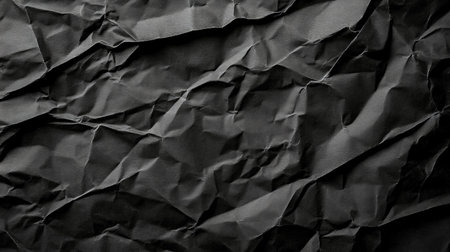 dark, wrinkled paper texture with intense shadows and dramatic folds, moody and rich appearance --chaos 30 --ar 16:9 --v 6.1 Job ID: 13ab7740-df2f-4038-8a04-1c20b689c3e7の素材