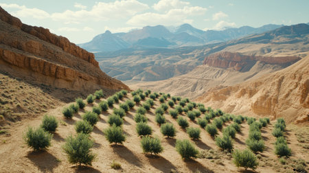 desert conservation project with efforts to combat soil erosion and sustain plant life --chaos 30 --ar 16:9 --v 6.1 Job ID: ec51681b-ea7c-4269-9109-41a3461e4d11の素材