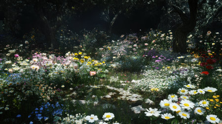 field of daisies and poppies, rustic natural light, HD clarity --chaos 30 --ar 16:9 --v 6.1 Job ID: a2e77f57-63bc-4e26-97f1-31bfce1478e2の素材