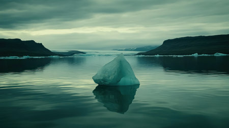 Compose a fictional short story from the perspective of a glacier, narrating its slow melt and evolving relationship with the surrounding landscape --chaos 30 --ar 16:9 --v 6.1 Job ID: b961d66a-57f1-4a2b-b168-58d4cbfd006bの素材