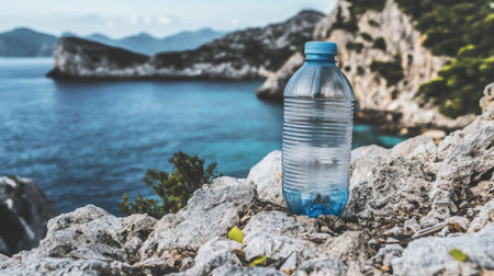 Compose a short poem from the perspective of a discarded plastic bottle, reflecting on its journey and impact on environmental sustainability --chaos 30 --ar 16:9 --v 6.1 Job ID: 55192f59-af4e-4b06-a6ff-e7990197712dの素材