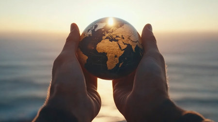 Compose a song exploring the emotional impact of climate change and the hope that green energy brings, focusing on its environmental impact --chaos 30 --ar 16:9 --v 6.1 Job ID: 2608df5f-ec78-475a-9b69-87504aa36176の素材