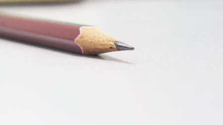 Wooden Pencil close-upの写真素材