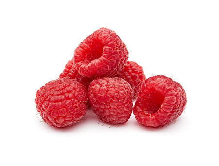Raspberry Isolated on White Background