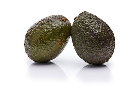Avocado Isolated on White Backgroundの写真素材