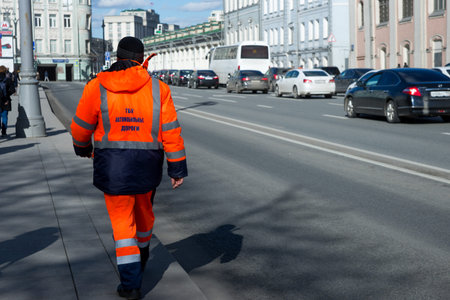 Employee of the road service