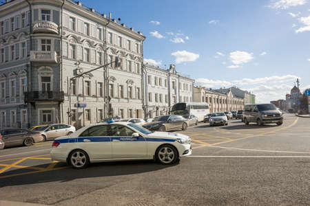 Moscow Mohovaya streetのeditorial素材