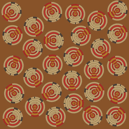 circles ornamentのイラスト素材