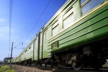 electric trainの写真素材