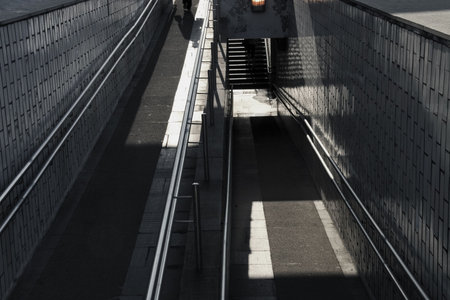 Abstract composition in the streetの写真素材