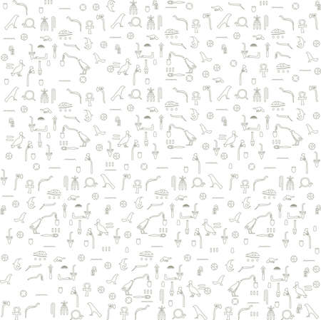 white egipt backgroundのイラスト素材