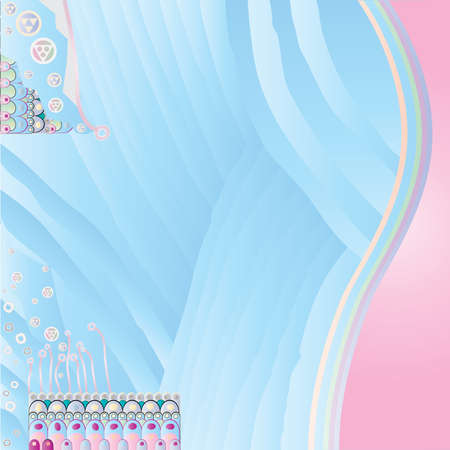 Abstract color compositionのイラスト素材