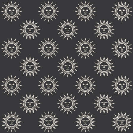 sunny patternのイラスト素材