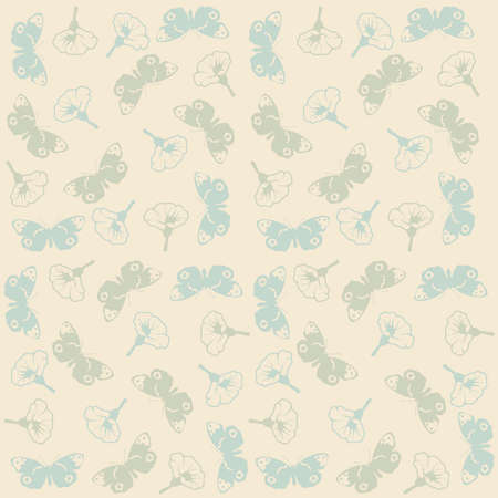 neutral light brown patternのイラスト素材