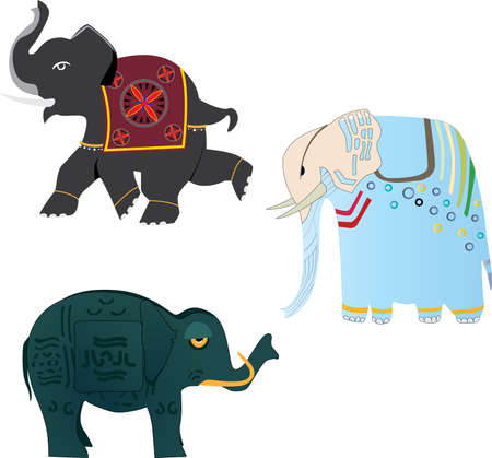 every large animal has the characterのイラスト素材