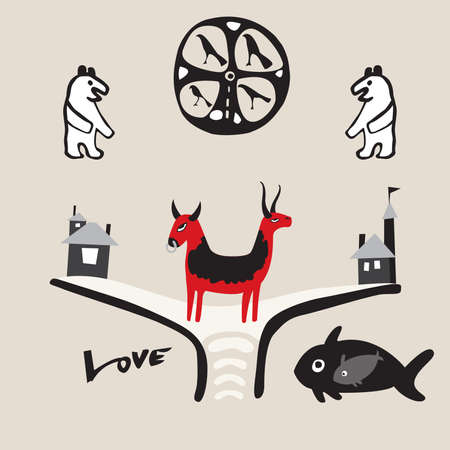 beautiful consciousnessのイラスト素材