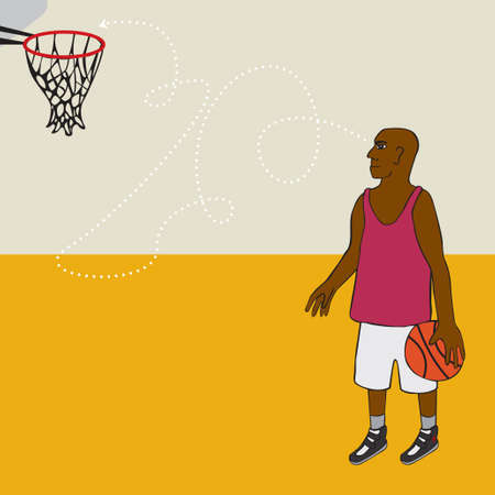 Basketballのイラスト素材