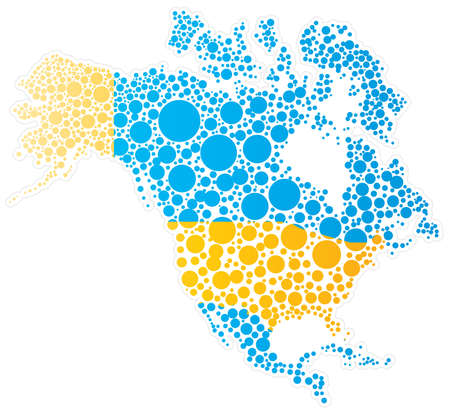 north americaのイラスト素材