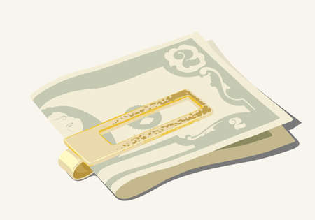 money clipのイラスト素材
